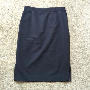 Anthropologie black pencil skirt